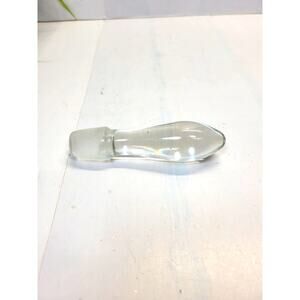 Vintage Stopper Clear Glass Tear Drop Replacement